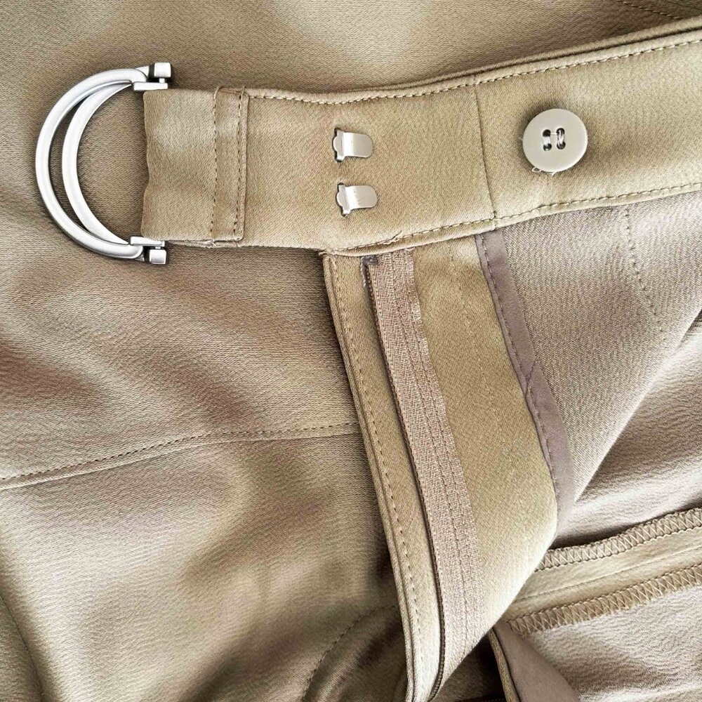Club Monaco Laurel Oak Satin Belted Cargo Pant Size 2 - Picture 10 of 15